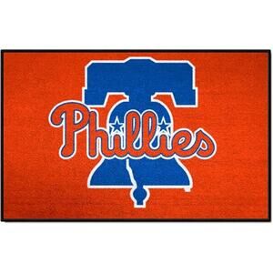 Philadelphia Phillies Mat Retro Rugs 19" x 30" MLB 1970's New Carpet Rectangle